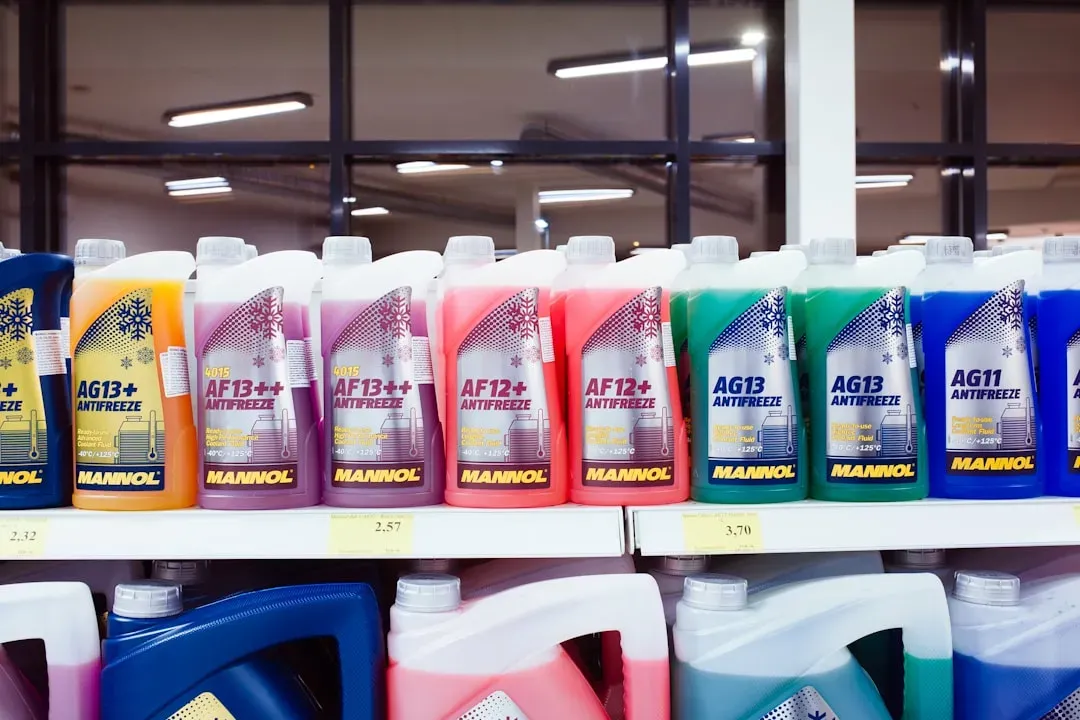 Antifreeze and Automotive Products (Image Credits: Unsplash)