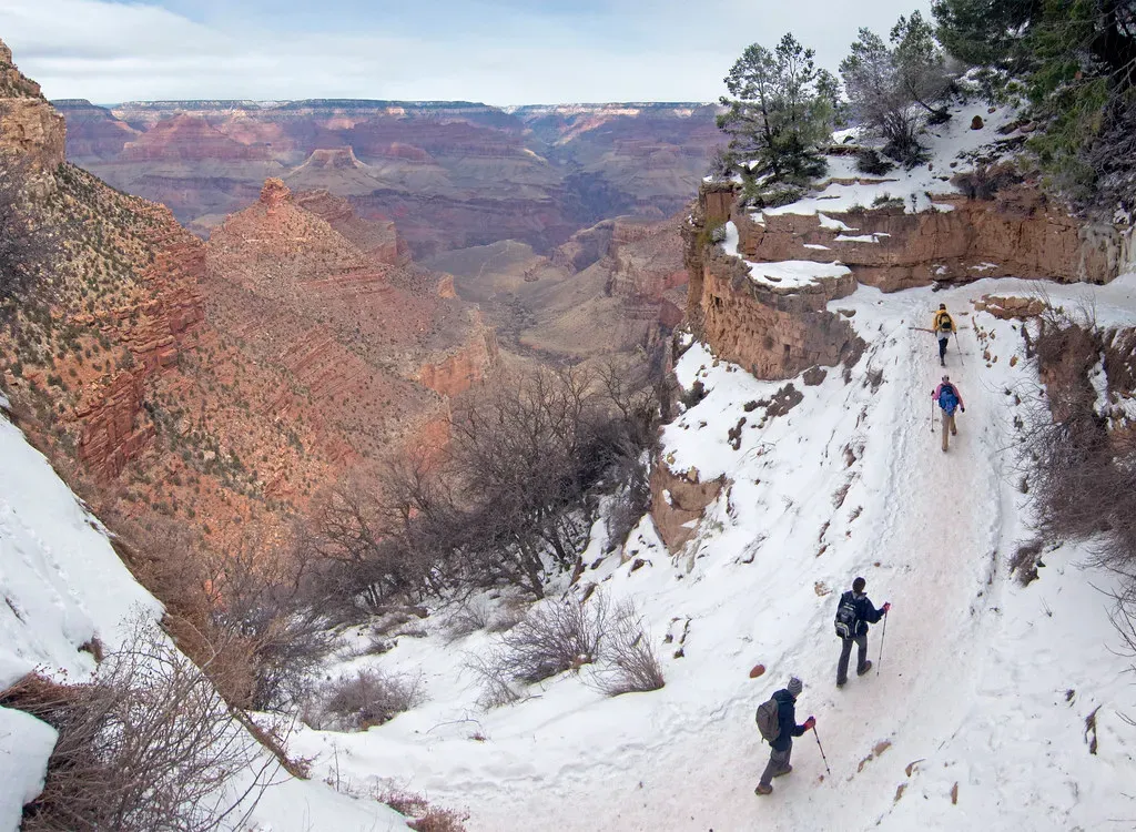 Hermit Trail at Grand Canyon National Park, Arizona (Image Credits: Flickr)