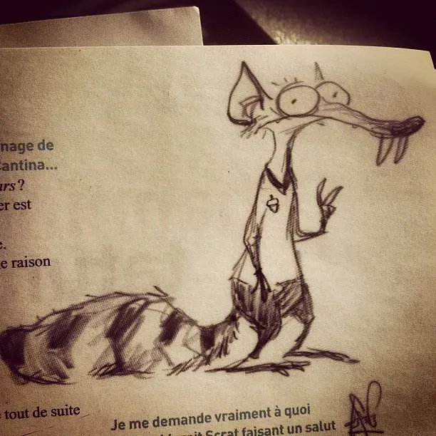 #1: How Scrat Was Born From a Squirrel Sketch and a Rainy Afternoon (Guillaume Capron, Flickr, CC BY-SA 2.0)