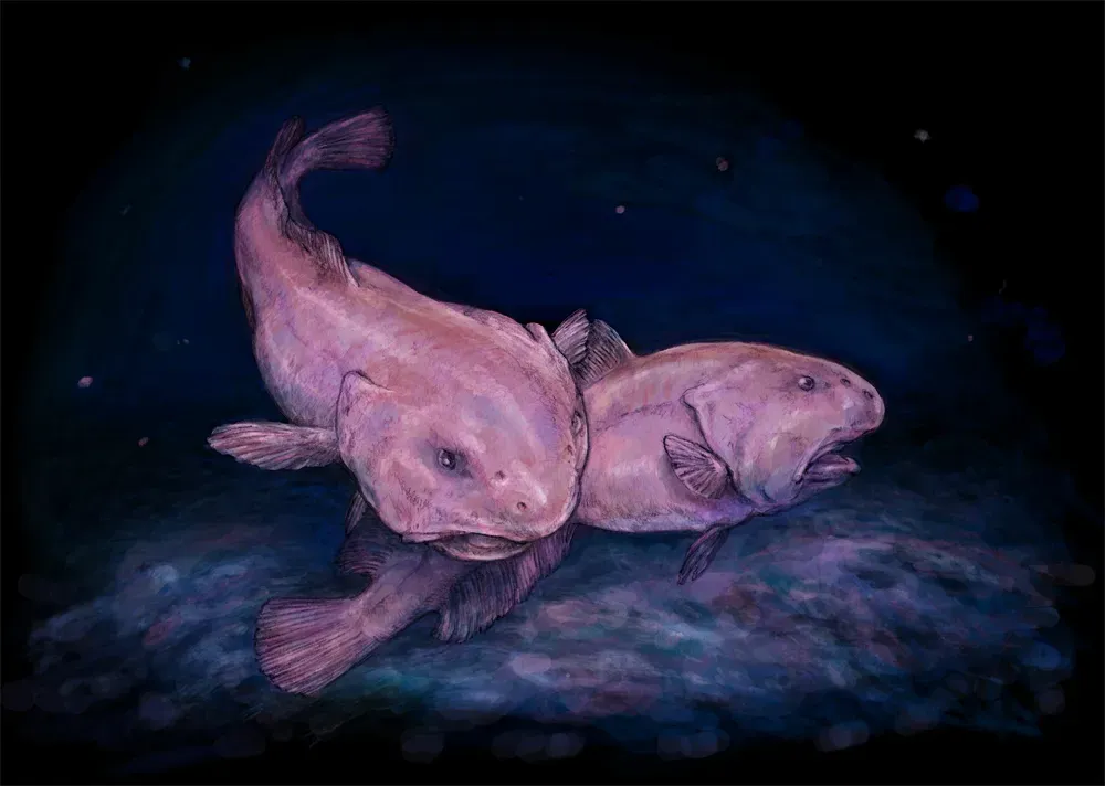 Pisces and the Blobfish (By Rachel Caauwe, CC BY-SA 3.0)