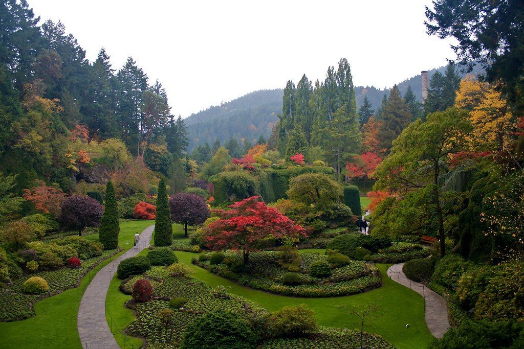 Butchart Gardens, British Columbia, Canada (Image Credits: Flickr)