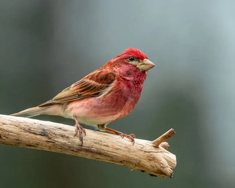 Purple Finch: New Hampshire's Raspberry Glow (Image Credits: Pexels)