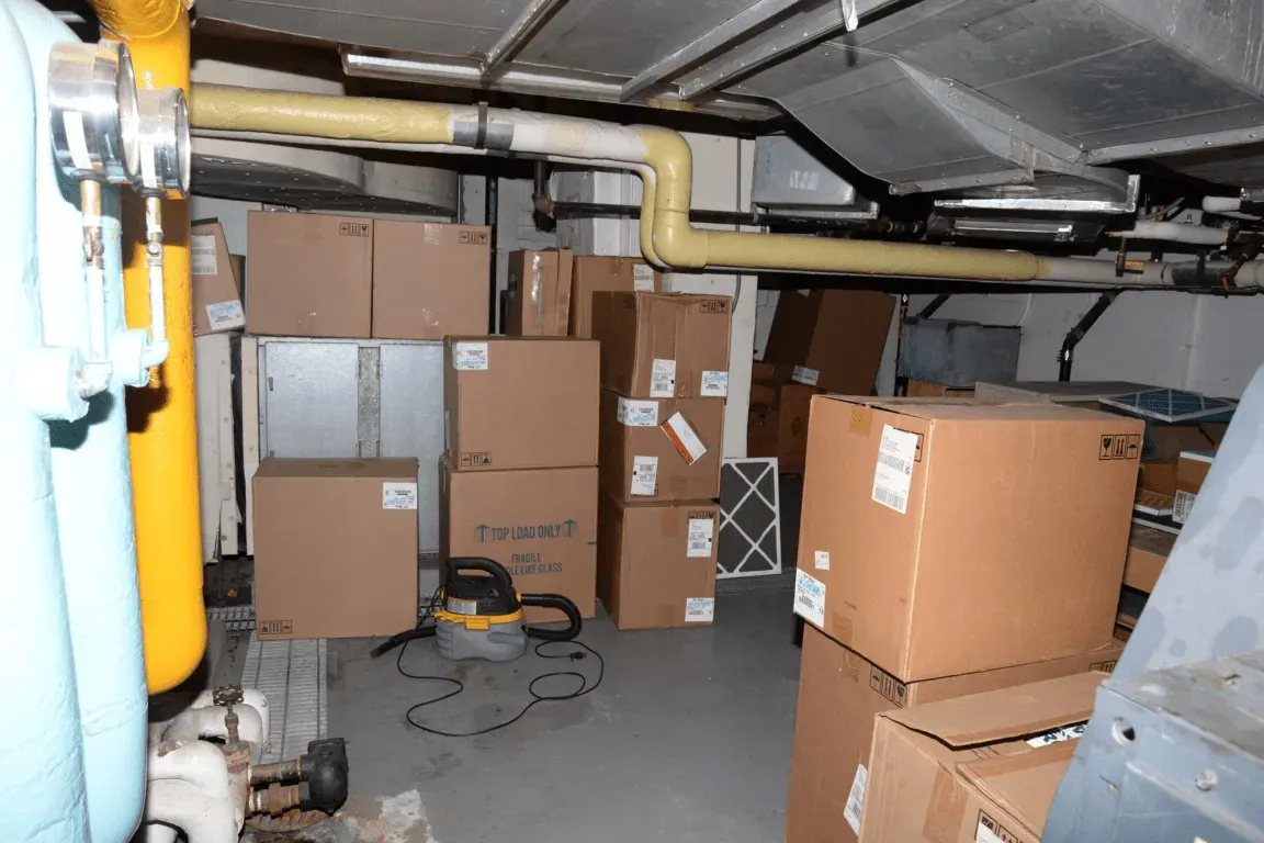 Accumulating Clutter Like Cardboard and Fabric (By Federal Bureau of Investigation, Public domain)