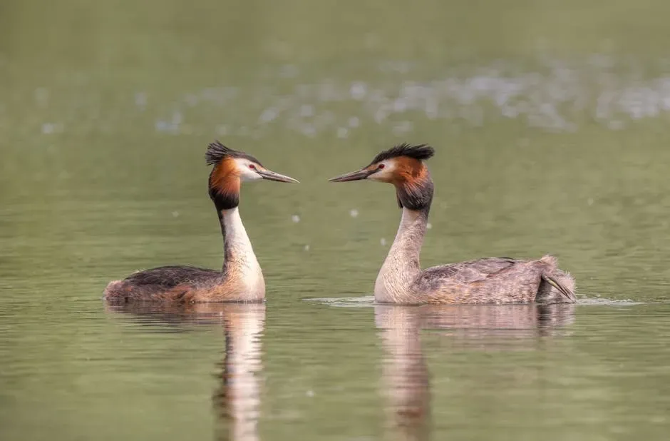 2. The Western Grebe: Love at Full Sprint Across the Water (Image Credits: Pexels)