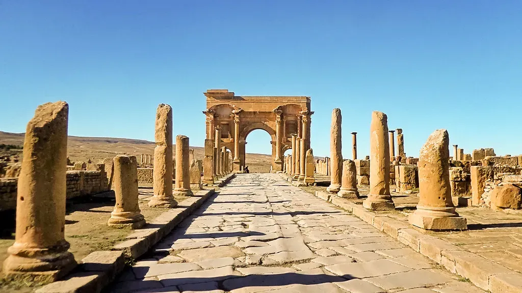 Timgad: Algeria's Perfectly Planned Roman Metropolis (Image Credits: Flickr)