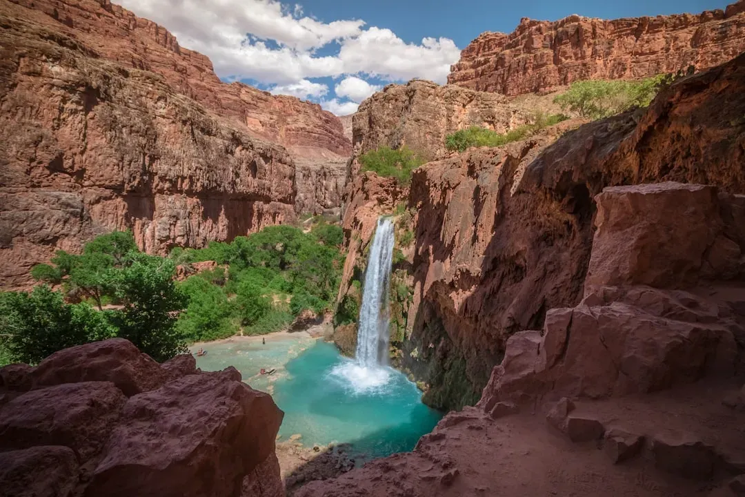 Supai Village and Havasu Falls, Arizona (Image Credits: Unsplash)
