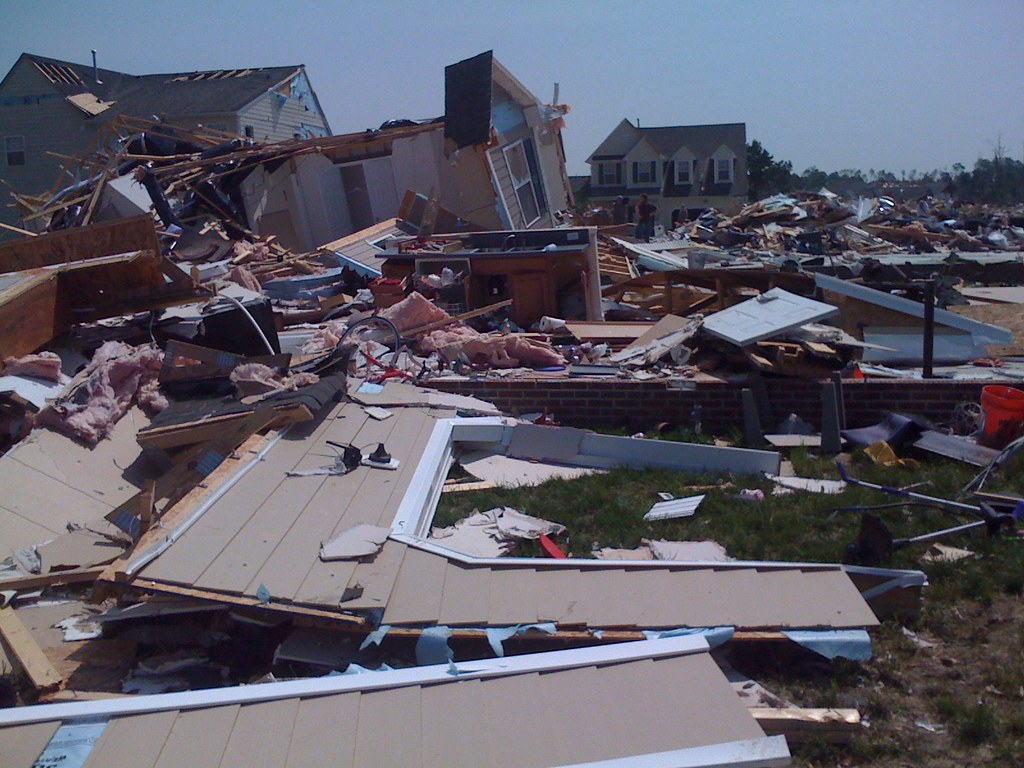 The Tornado's Devastating Path (Image Credits: Flickr)