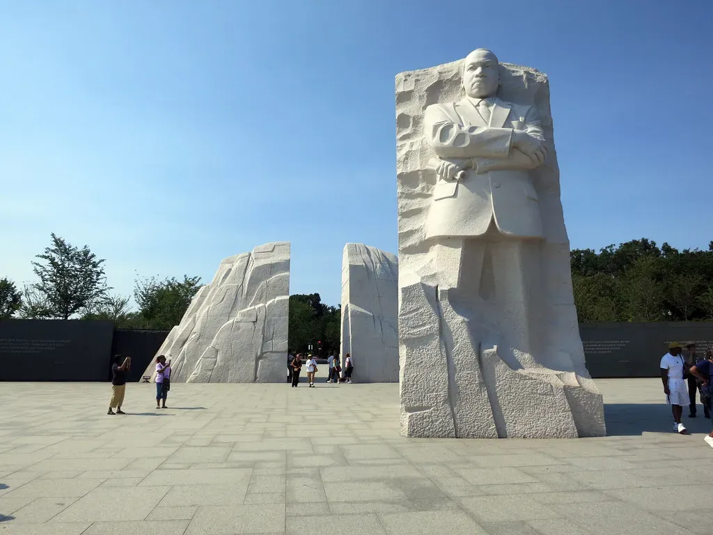 Martin Luther King Jr. Memorial: A Stone of Hope (Image Credits: Flickr)