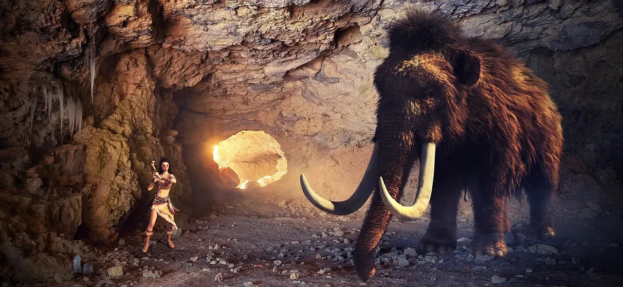 Coexisting with Giants of the Ice Age (Image Credits: Pixabay)