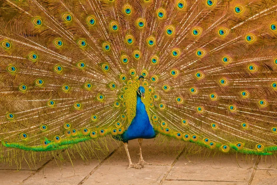 Peacocks' Spectacular Tail Fans (Image Credits: Pexels)