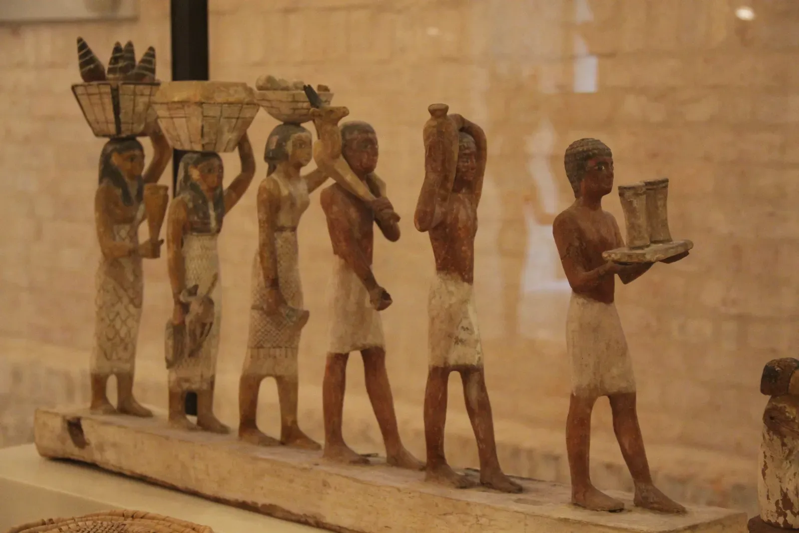 6. Workers Once Staged One of the Earliest Recorded Strikes in History (Ancient Egypt Wooden Model of Farm Workers, CC0)