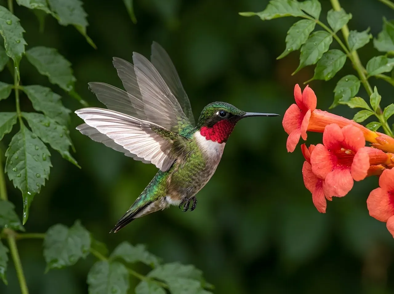 #2 &ndash; Trumpet Vine Turns Any Fence Into a Hummingbird Highway (Image Credits: Pixabay)