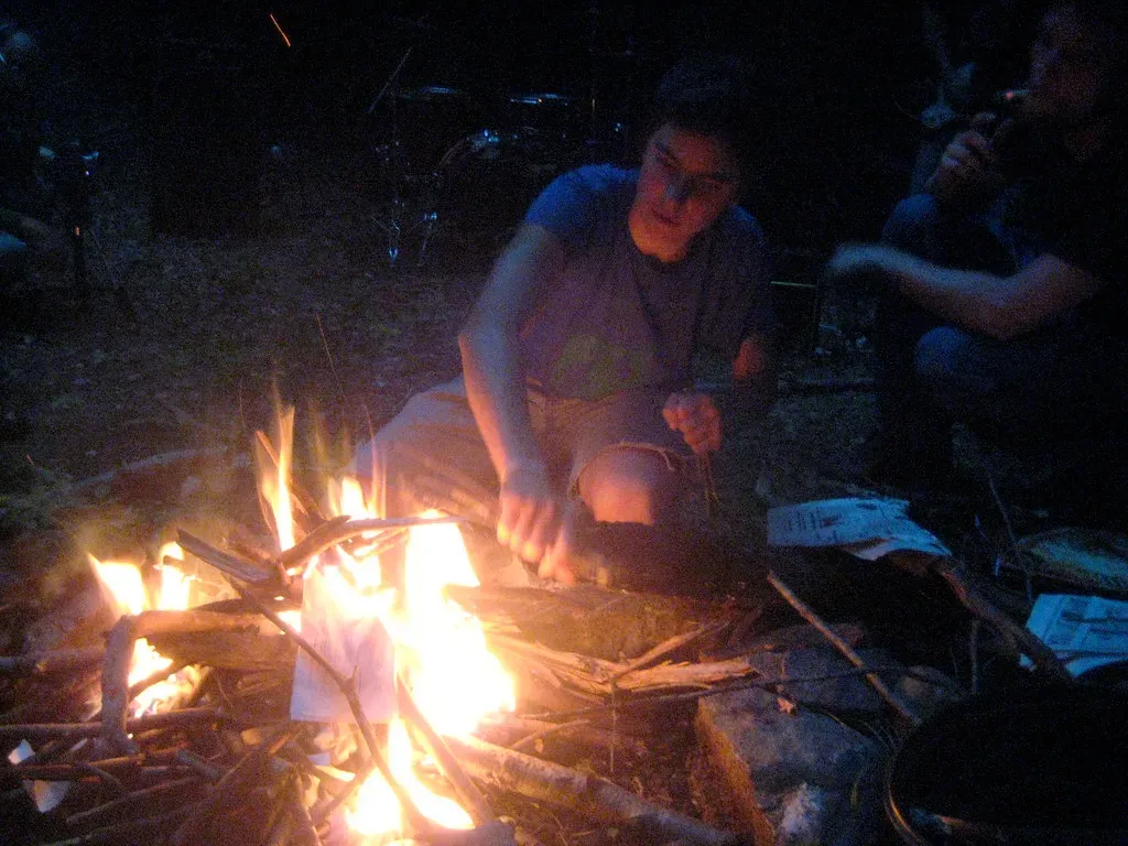 #1 Aries (March 21 – April 19): Friction Fire-Making (peretzpup, Flickr, CC BY-SA 2.0)
