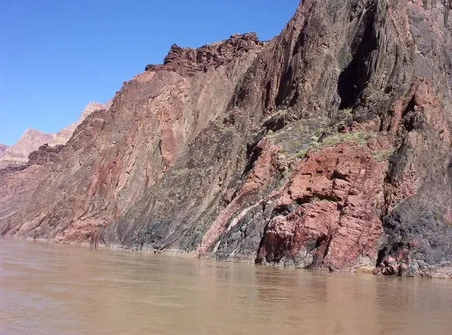 Unveiling the Vishnu Basement Rocks: Earth's Ancient Foundations (By National Park Service, Public domain)