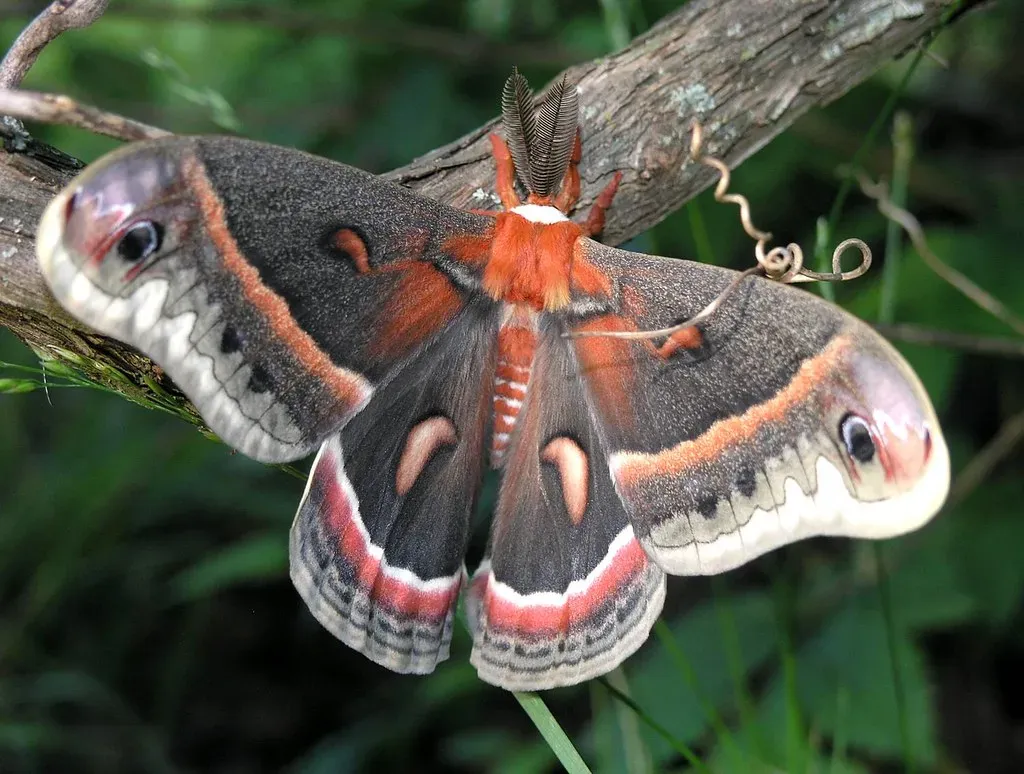 Cecropia Moth (Image Credits: Flickr)