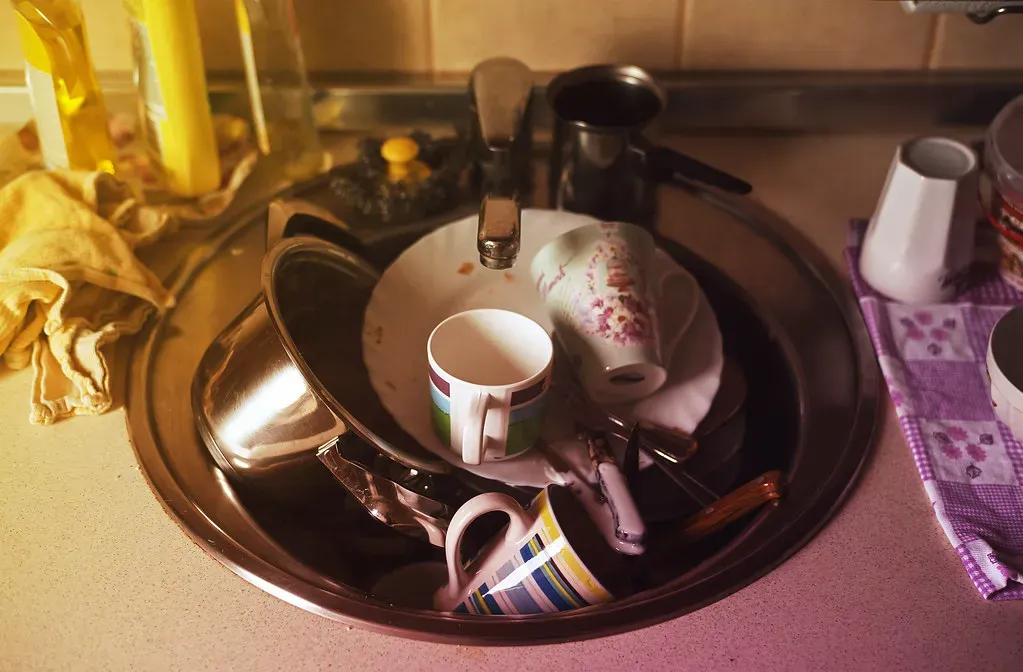 Leaving Dirty Dishes in the Sink Overnight (dejankrsmanovic, Flickr, CC BY 2.0)
