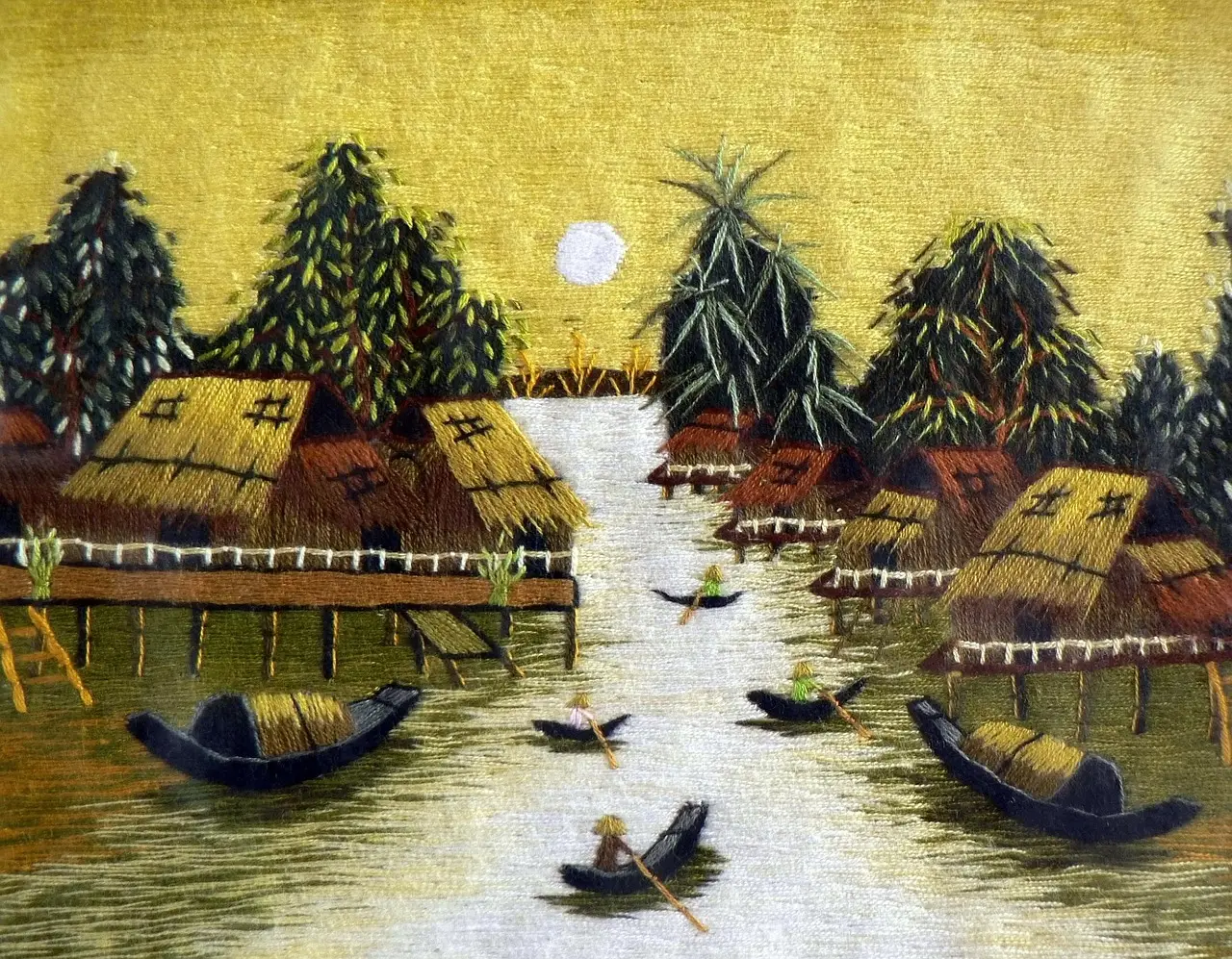 3. Laying Down Landscape Fabric (Image Credits: Pixabay)