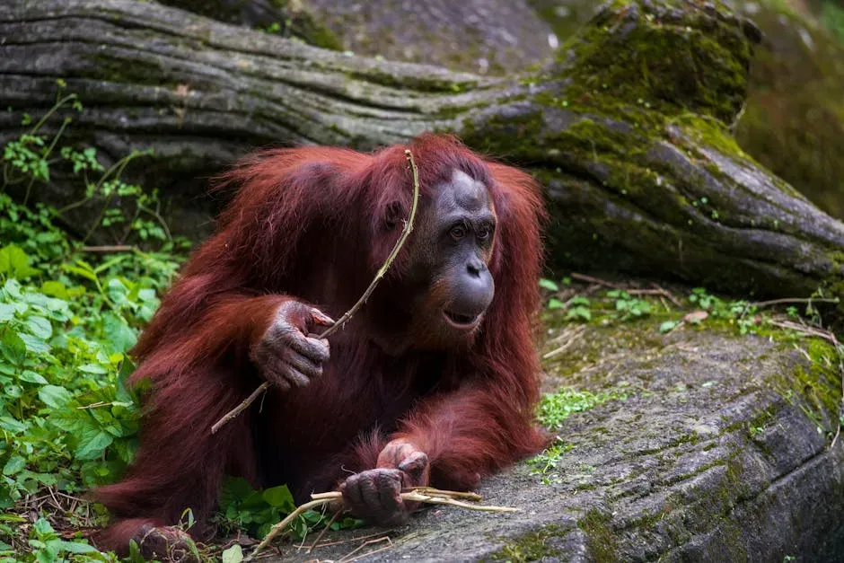 5. Orangutans: The Quiet Innovators (Image Credits: Pexels)