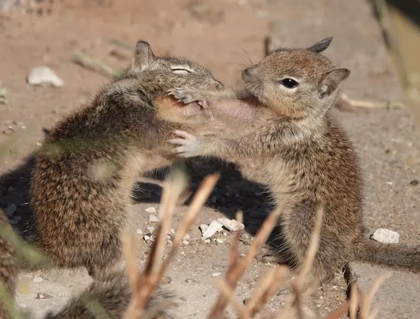 #5. Young Squirrels Chase for Entirely Different Reasons (Image Credits: Pexels)