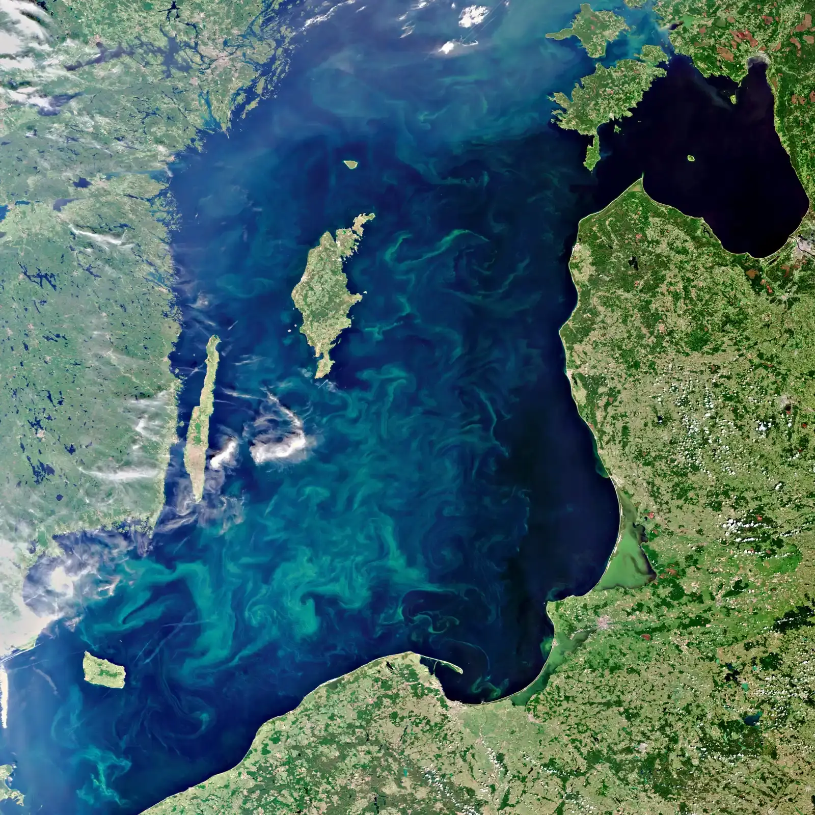 #1 The Great Oxidation Event (By Envisat satellite, CC BY-SA 3.0 igo)