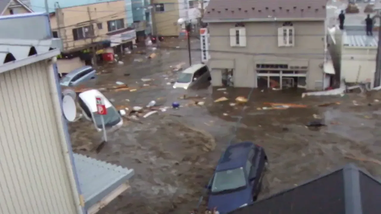 Japan's 2011 Tohoku Tsunami Devastation (Image Credits: Japan Tsunami: Wikimedia)