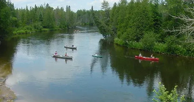 Au Sable River, Michigan (Image Credits: Wikimedia)