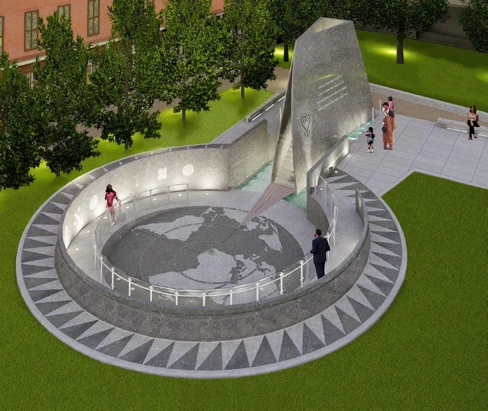 The African Burial Ground National Monument, New York (Image Credits: Wikimedia)