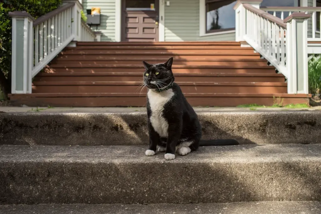 The Stray Settles Near Your Door or Windows at Night (Image Credits: Rawpixel)