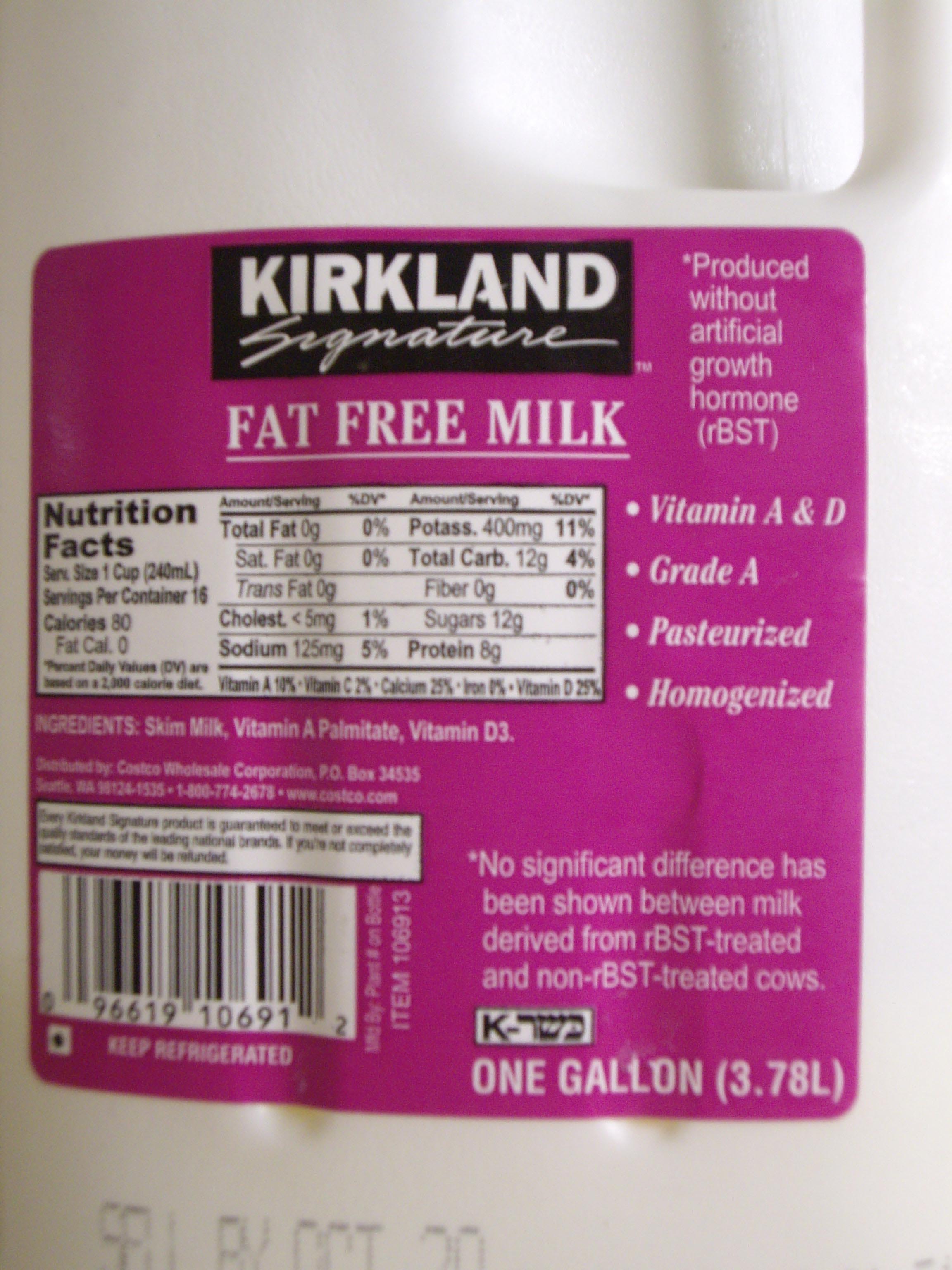 Kirkland Signature from Costco (Image Credits: Wikimedia)