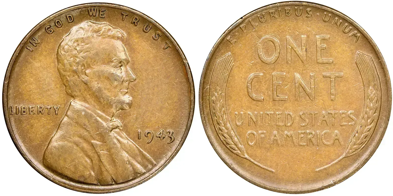 1943 Copper Penny: The Wartime Wonder (Image Credits: Wikimedia)