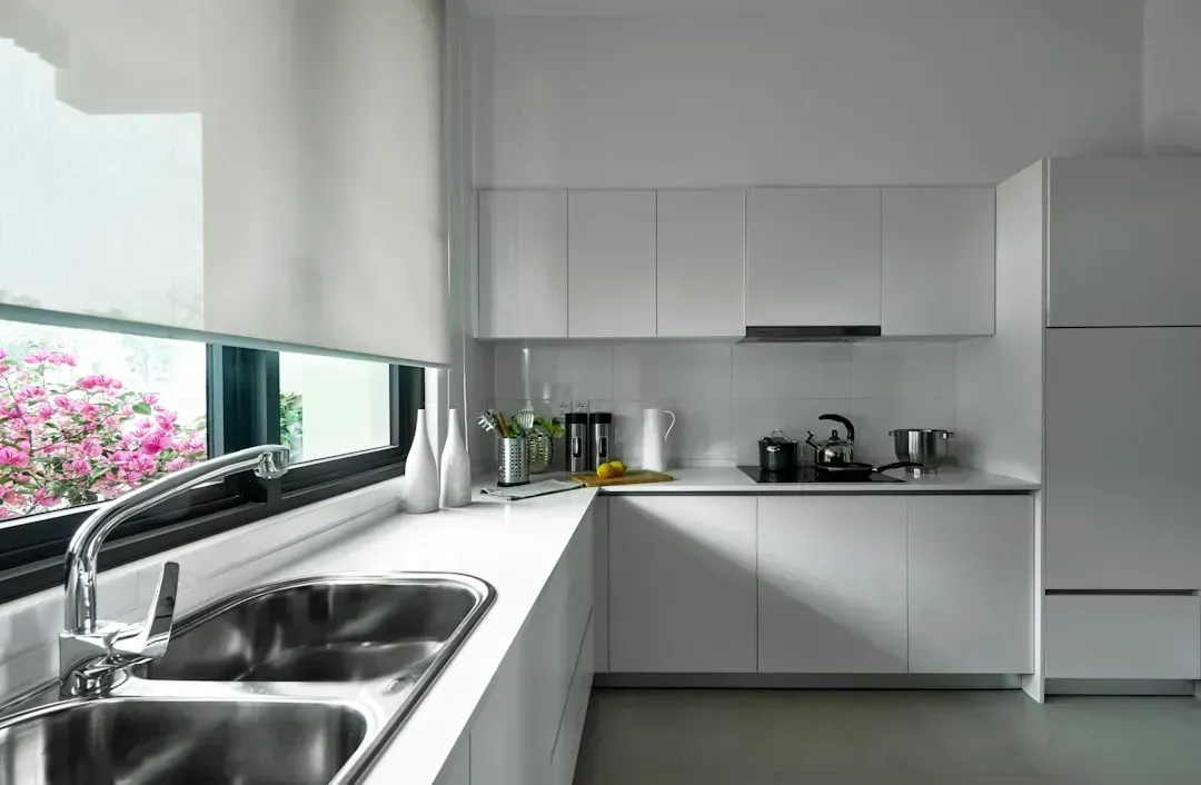 7. The All-White Kitchen (Image Credits: Unsplash)