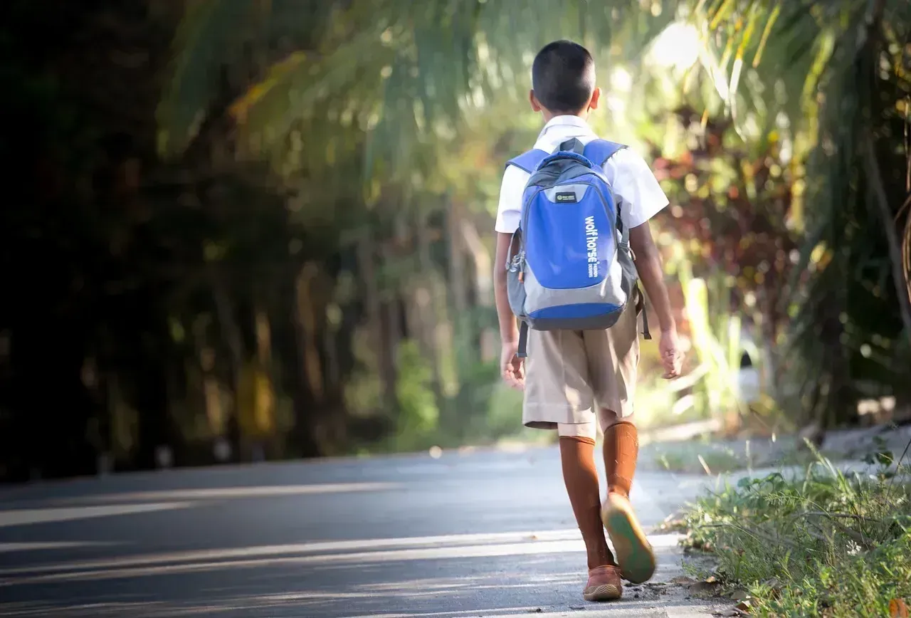 Walking or Biking to School Alone (Image Credits: Pixabay)