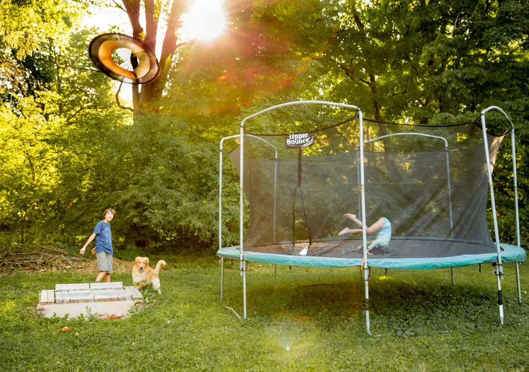 5. Backyard Trampolines (Image Credits: Unsplash)