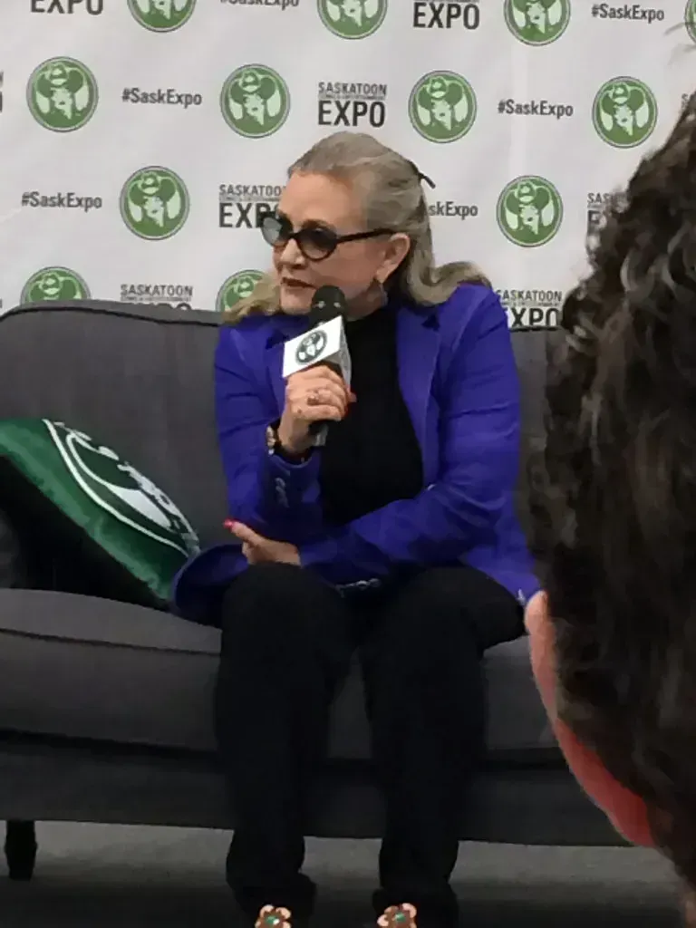 4. Carrie Fisher and George Lucas in Hook (1991) (daryl_mitchell, Flickr, CC BY-SA 2.0)