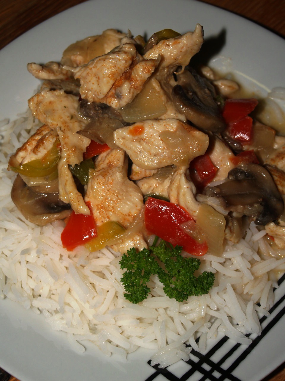Chicken à la King (Image Credits: Wikimedia)