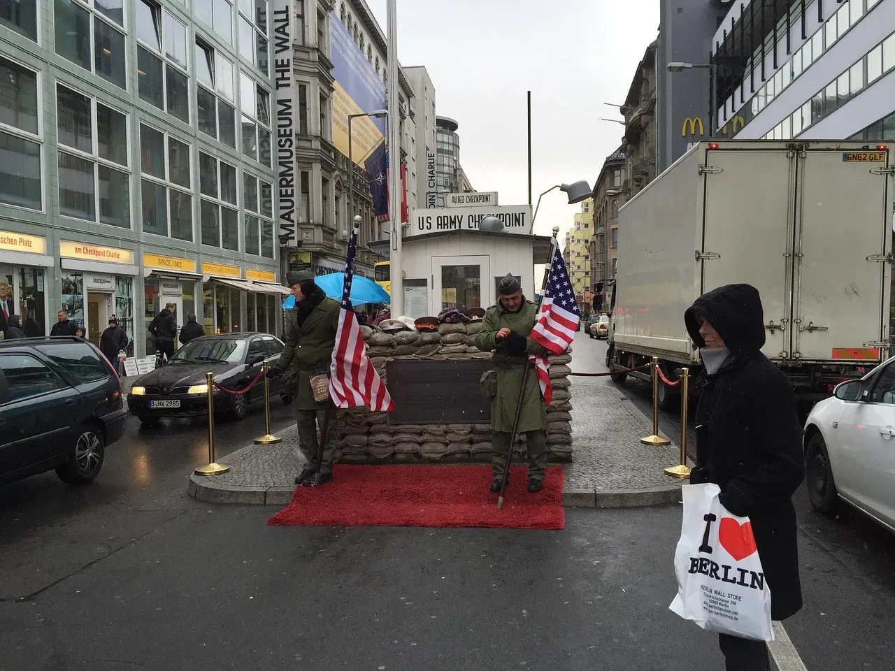 13. Checkpoint Charlie, Berlin: Cold War History Reduced to a Photo Backdrop (Image Credits: Pixabay)