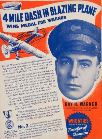 The 1934 Lou Gehrig Wheaties Box (Image Credits: General Mills Inc., Public domain, https://commons.wikimedia.org/w/index.php?curid=57599173)