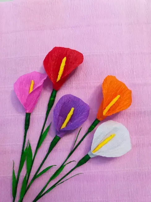 8. Tissue Paper Flowers (Image Credits: Pexels)