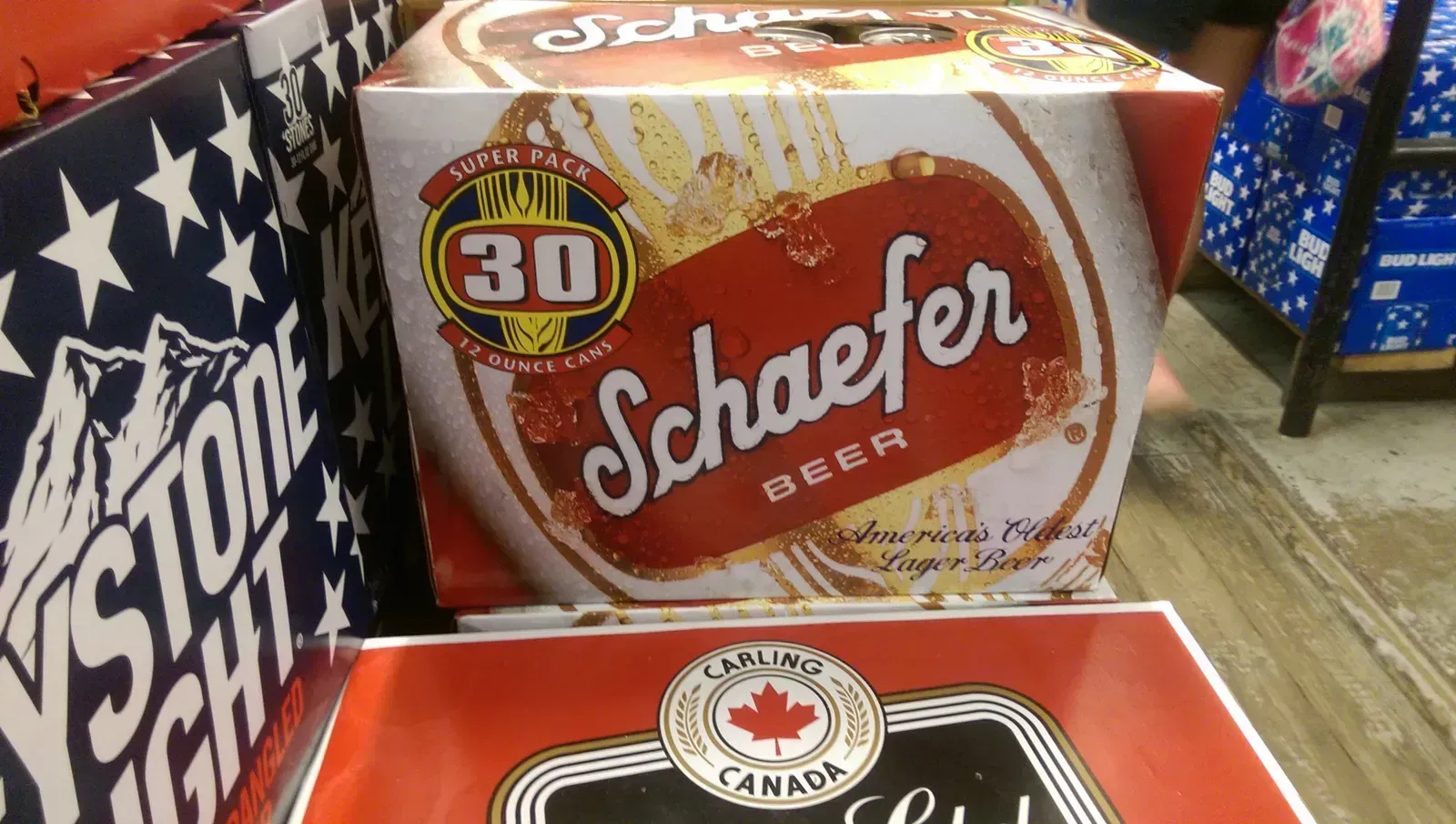 Schaefer: The One Beer to Have When You're Having More Than One (Image Credits: By Michael McConville, CC BY 4.0, https://commons.wikimedia.org/w/index.php?curid=50104082)