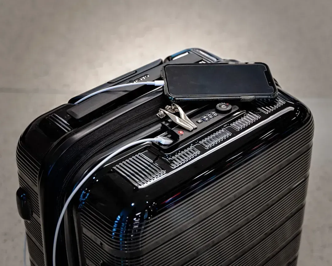 Smart Luggage with Non-Removable Batteries (Image Credits: Unsplash)