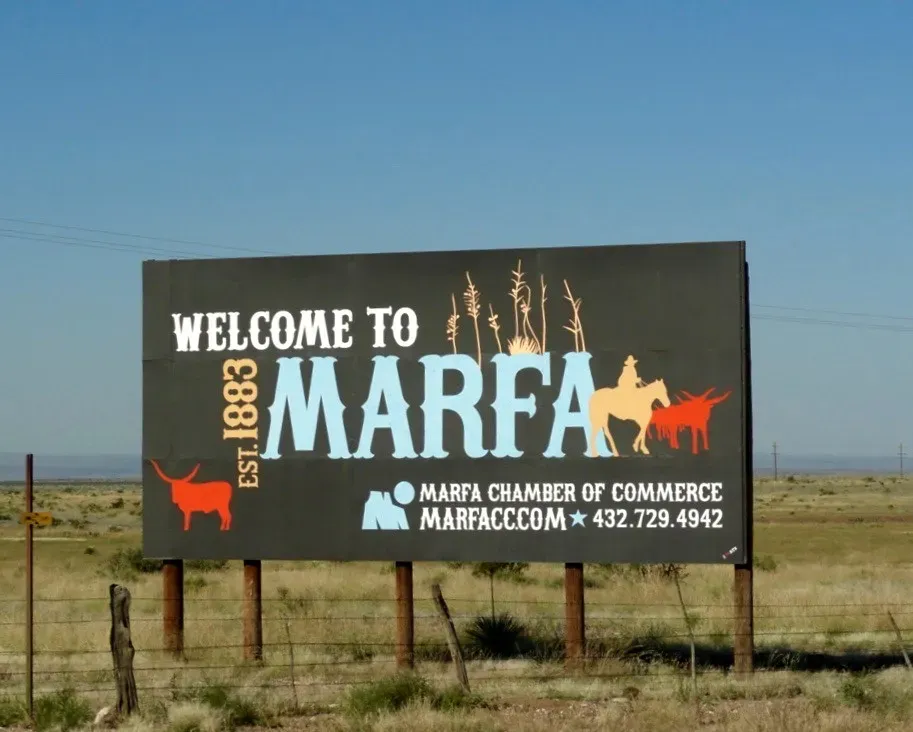 Marfa, Texas (Image Credits: Flickr)