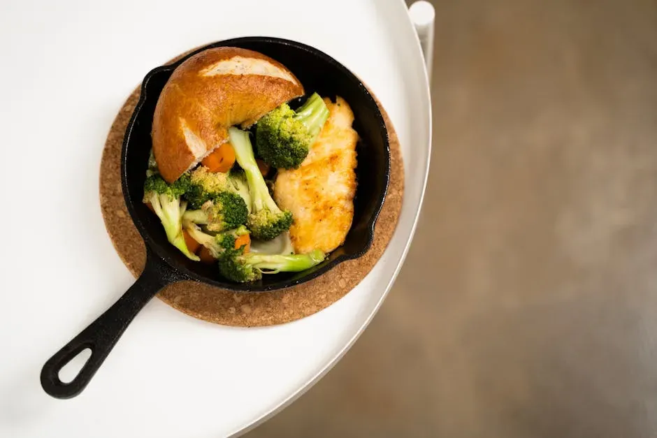 5. Skillet Chicken with Mushrooms and Spinach (Image Credits: Pexels)