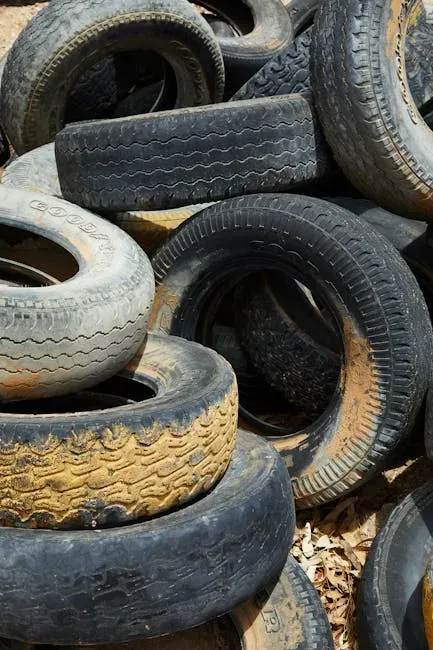 3. Old Tires (Image Credits: Pexels)