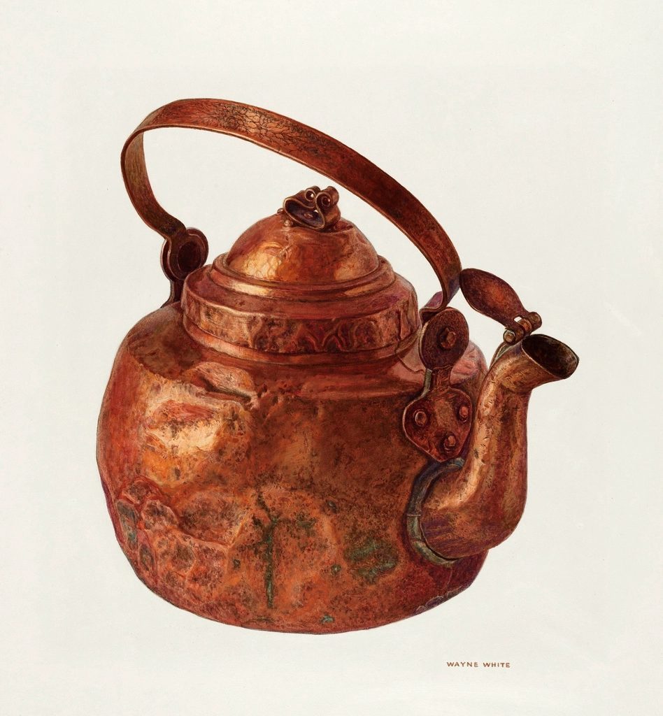 Vintage Tea Kettles and Copper Pots (Image Credits: Rawpixel)