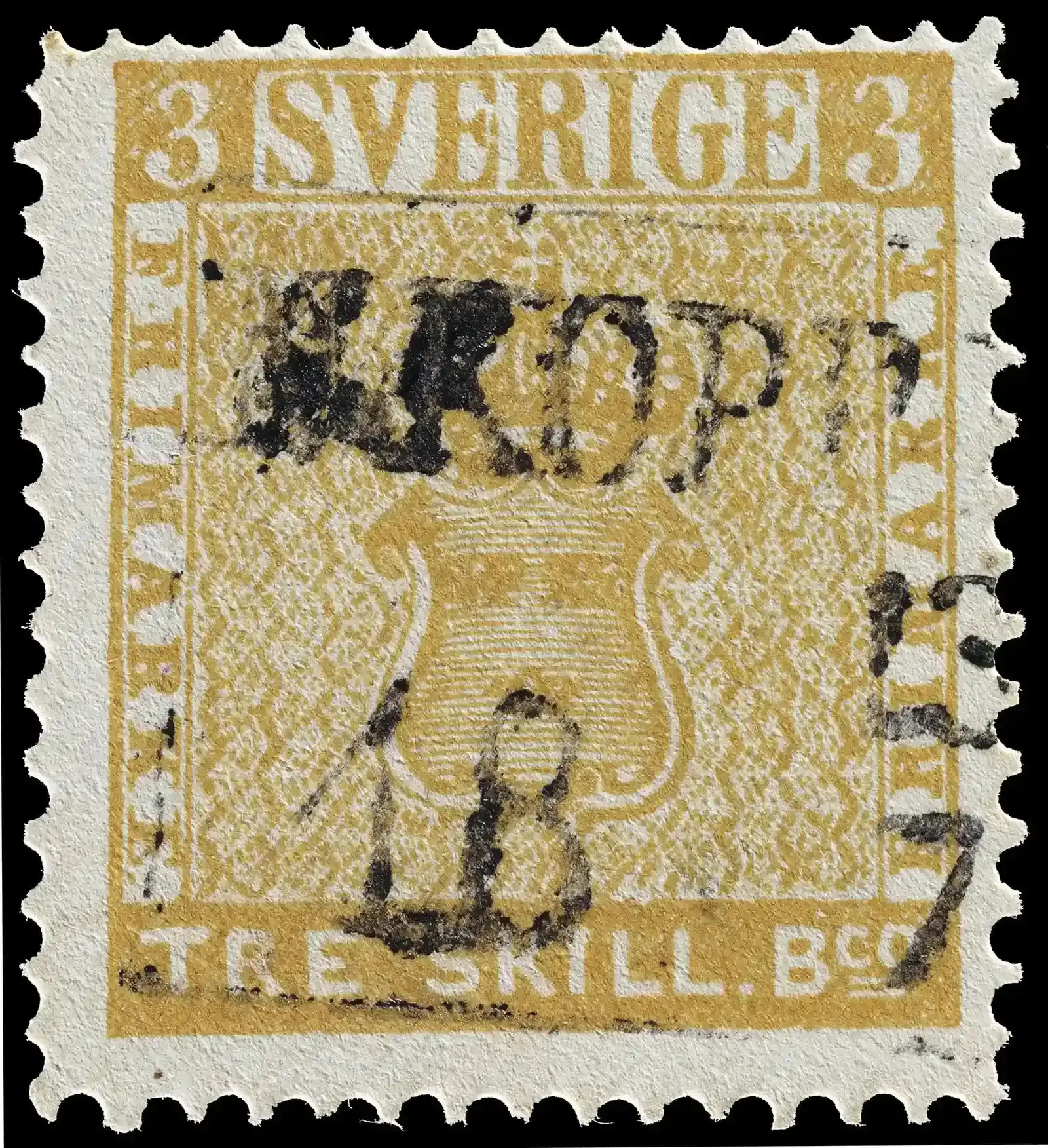 Swedish Treskilling Yellow (Image Credits: Wikimedia)
