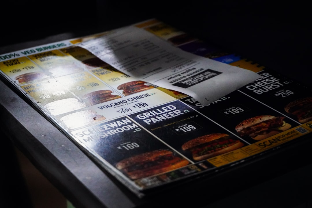 Strategic Menu Layout Guides Your Eyes (Image Credits: Unsplash)