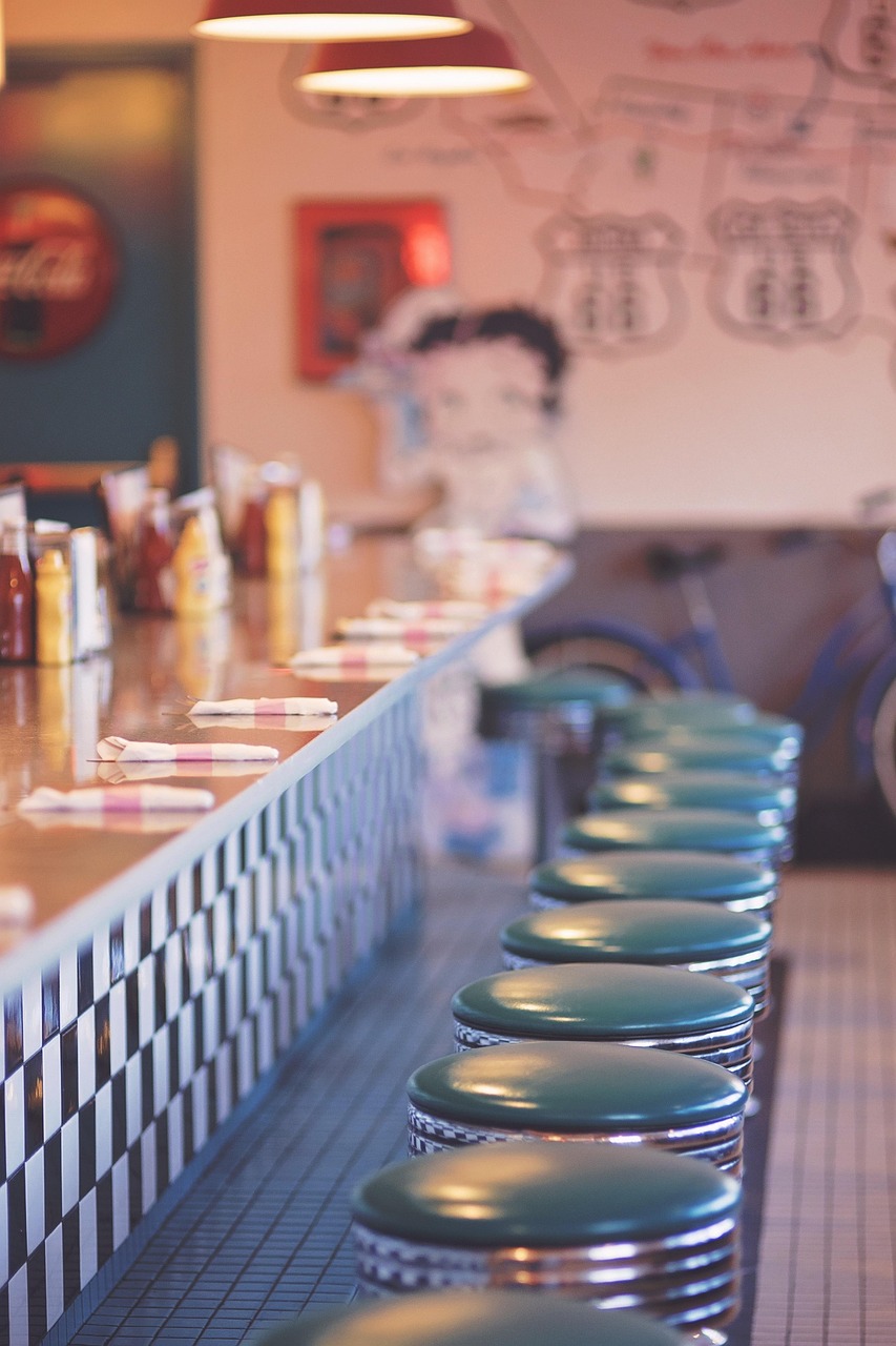 Classic Diner Counter Culture (image credits: pixabay)