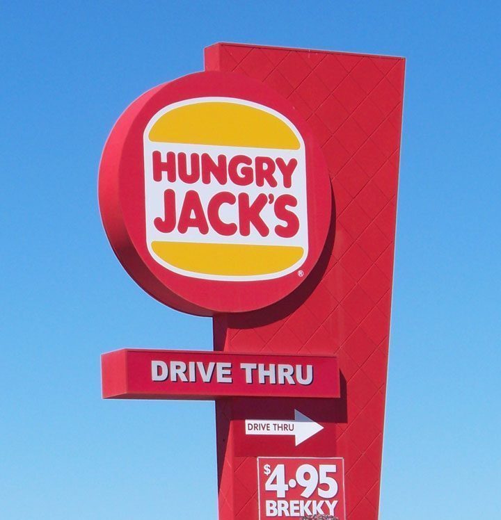 Australia: The Hungry Jack's Exception (Image Credits: Wikimedia)
