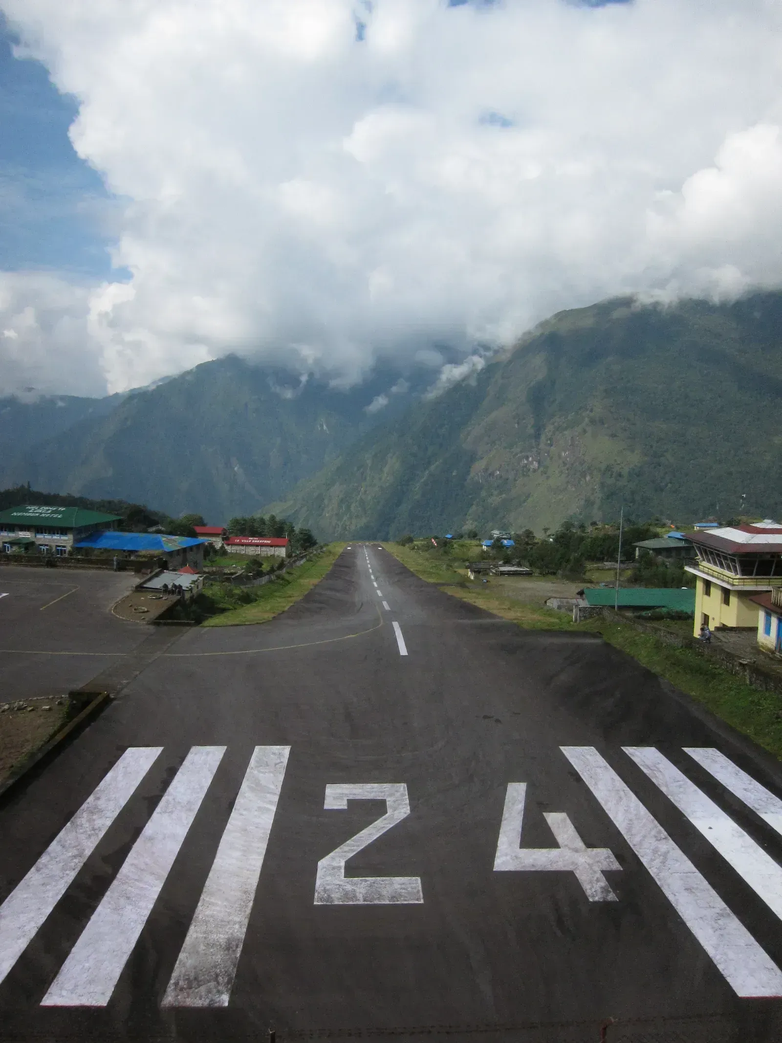 1. Tenzing-Hillary Airport (Lukla), Nepal - The World's Most Notorious Runway (By Markrosenrosen, CC BY-SA 3.0)