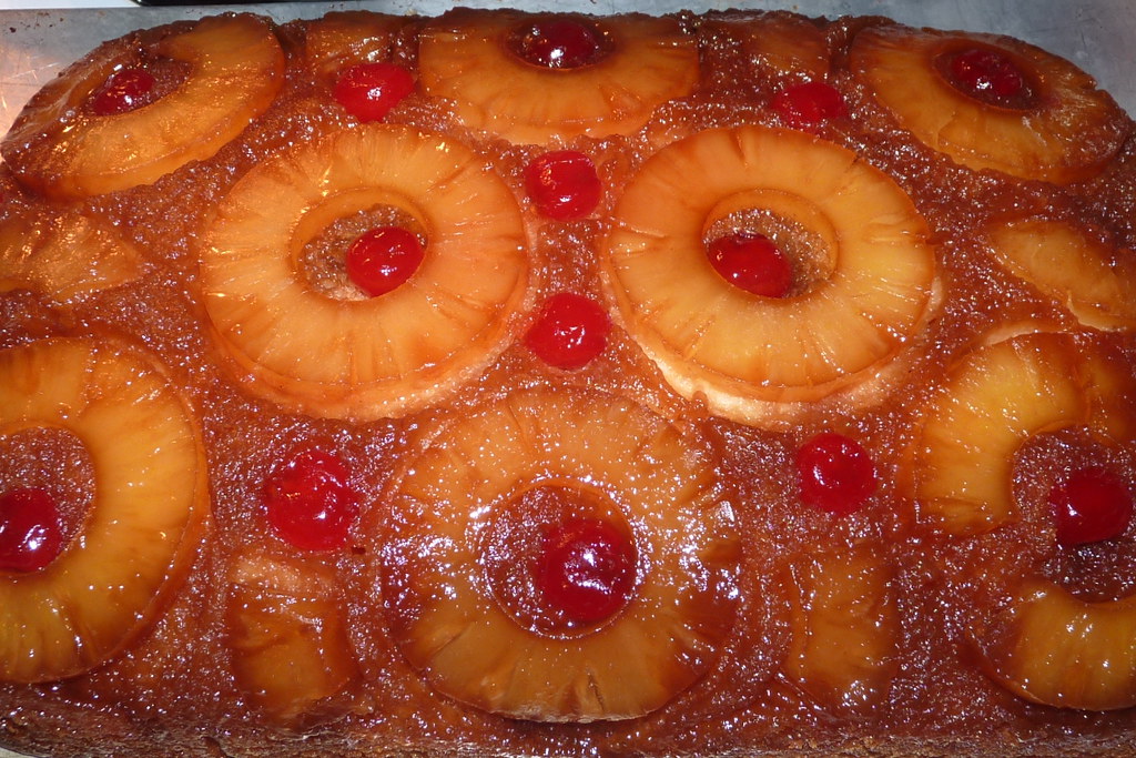 Pineapple Upside-Down Cake: Drama on a Plate (Image Credits: Flickr)